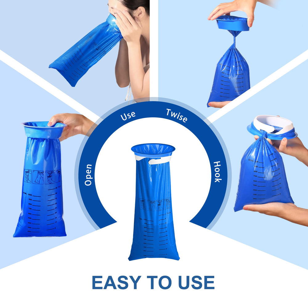 CDThinkingU Vomit Bags use thick medical-grade material for reliable containment.