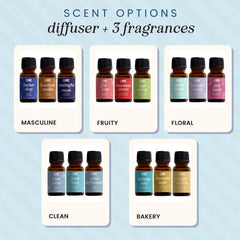 Assorted fragrance options for the CE CRAFT diffuser