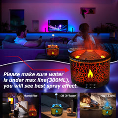 Cechlicht Volcano Diffuser black side view