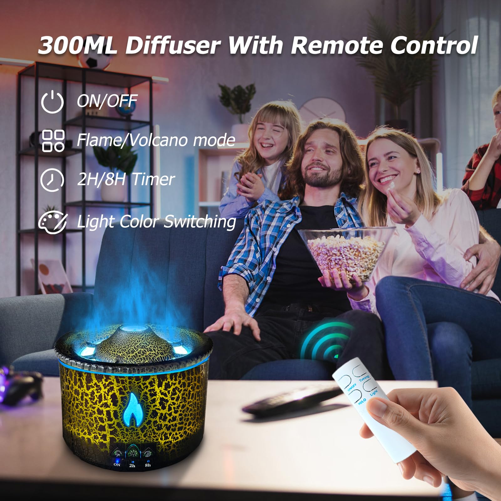 Cechlicht Volcano Diffuser 2 and 8 hour timer
