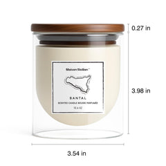 Cedar Candle in sustainable packaging, ideal winter gift