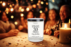 Hand-poured soy wax candle handmade in USA