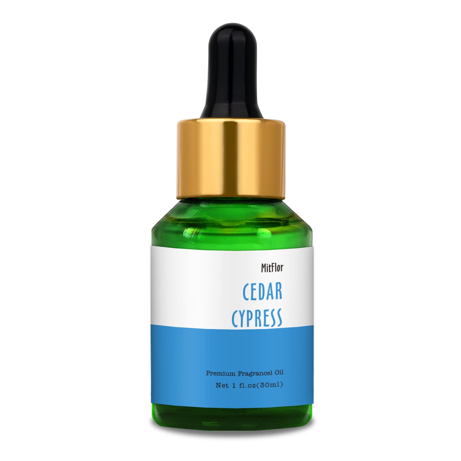 30ml Cedar Cypress fragrance oil bottle with dropper