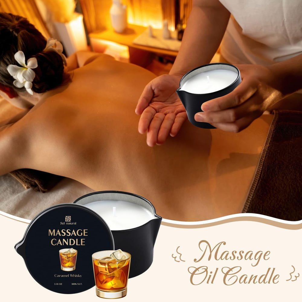 Cedar Sandalwood massage candle jar