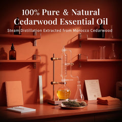 DIY blends with cedarwood essential oil and other essential oils