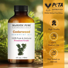 Cedarwood oil blending with basil and lavender