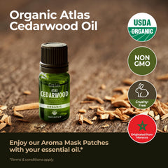 Cedarwood essential oil diffuser setup