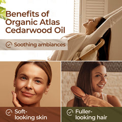 Cedarwood essential oil for skin care