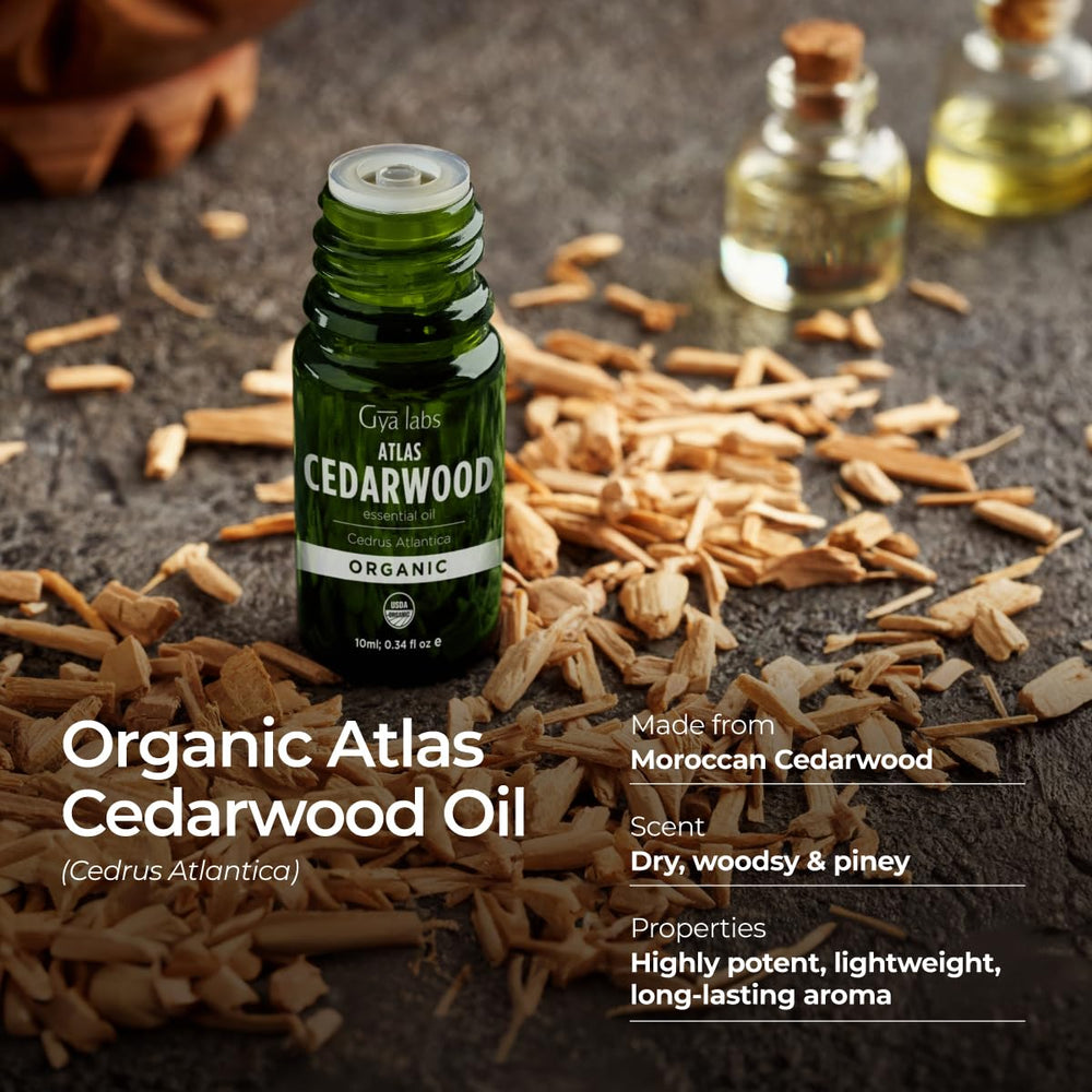 Cedarwood oil for thicker-looking hair