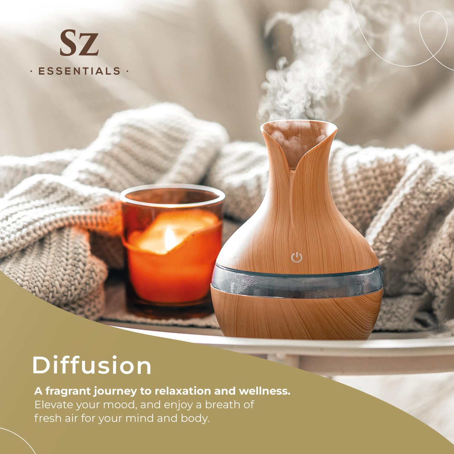 Close-up of cedarwood wood texture reflecting natural aroma.