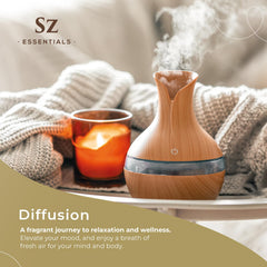 Close-up of cedarwood wood texture reflecting natural aroma.