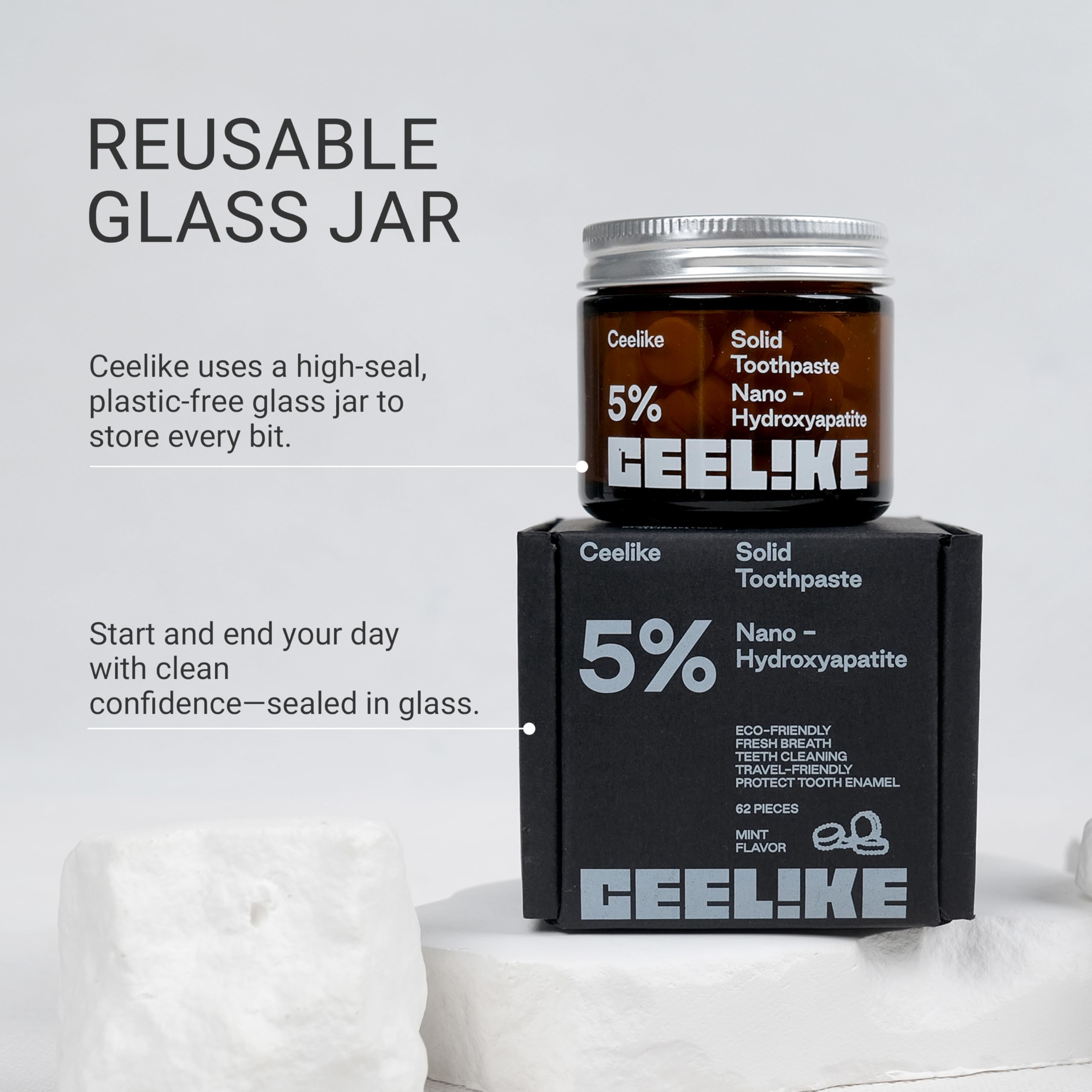 Eco-friendly travel tin for CEELIKE tablets