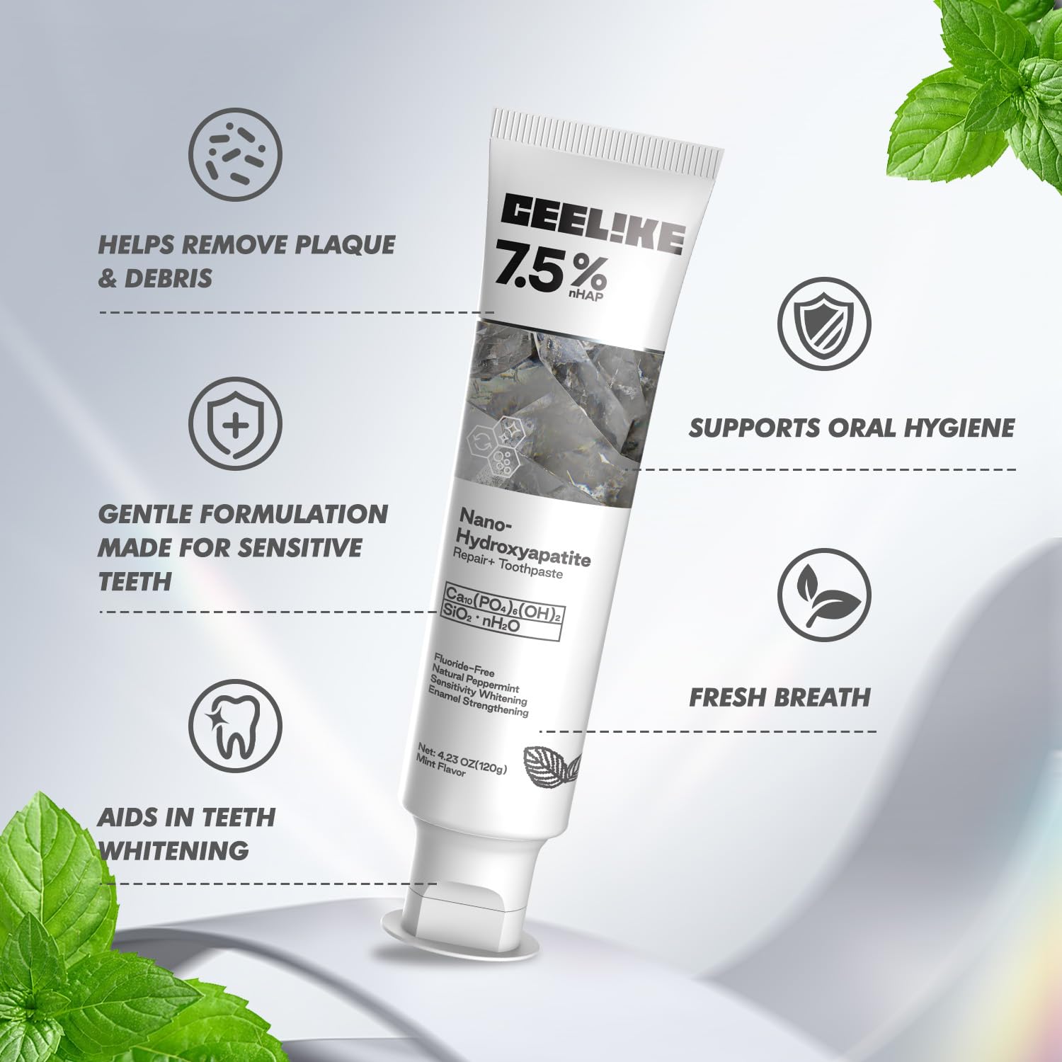 Adult CEELIKE hydroxyapatite toothpaste tube