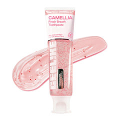 CEELIKE Camellia Fresh Breath Toothpaste tube with floral label