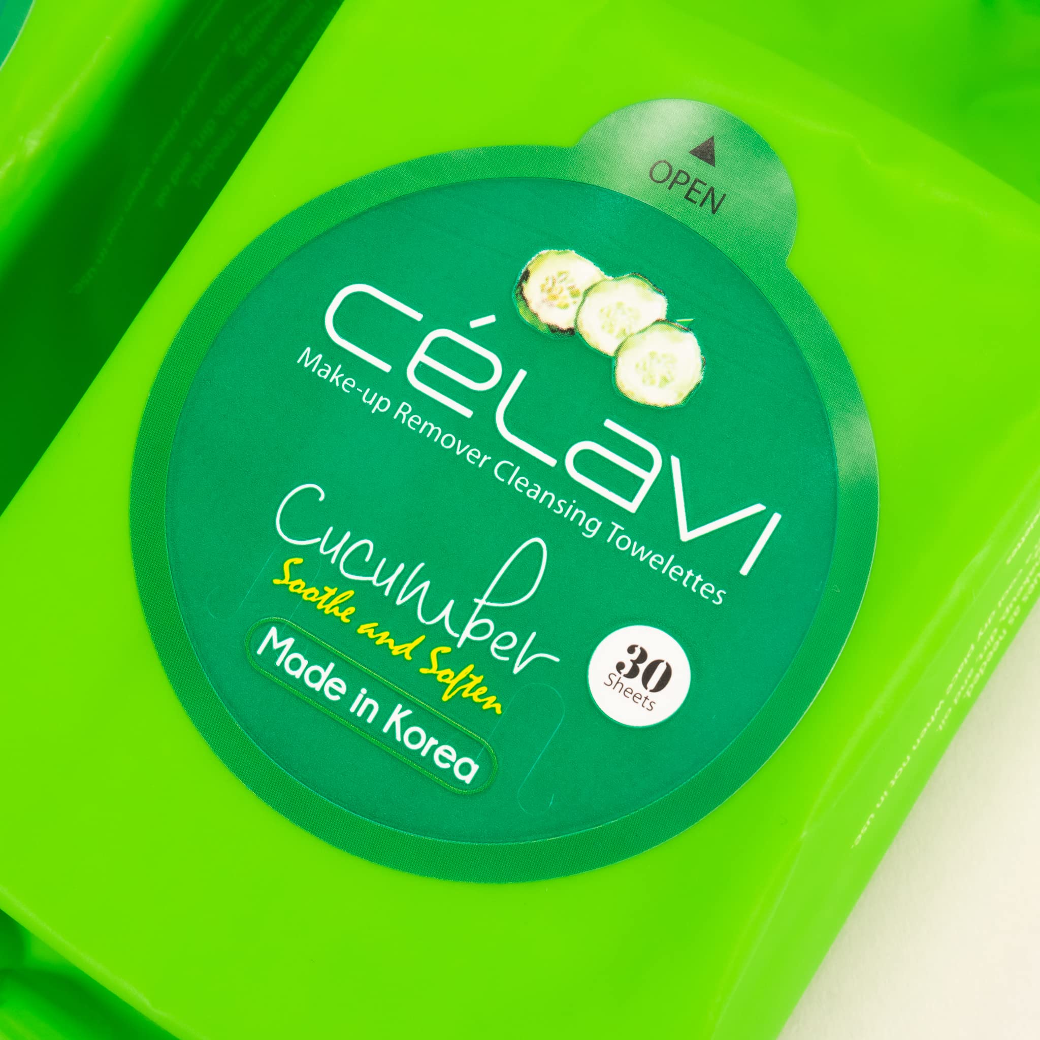 Celavi makeup remover wipes with 60 sheets for daily cleansing value.