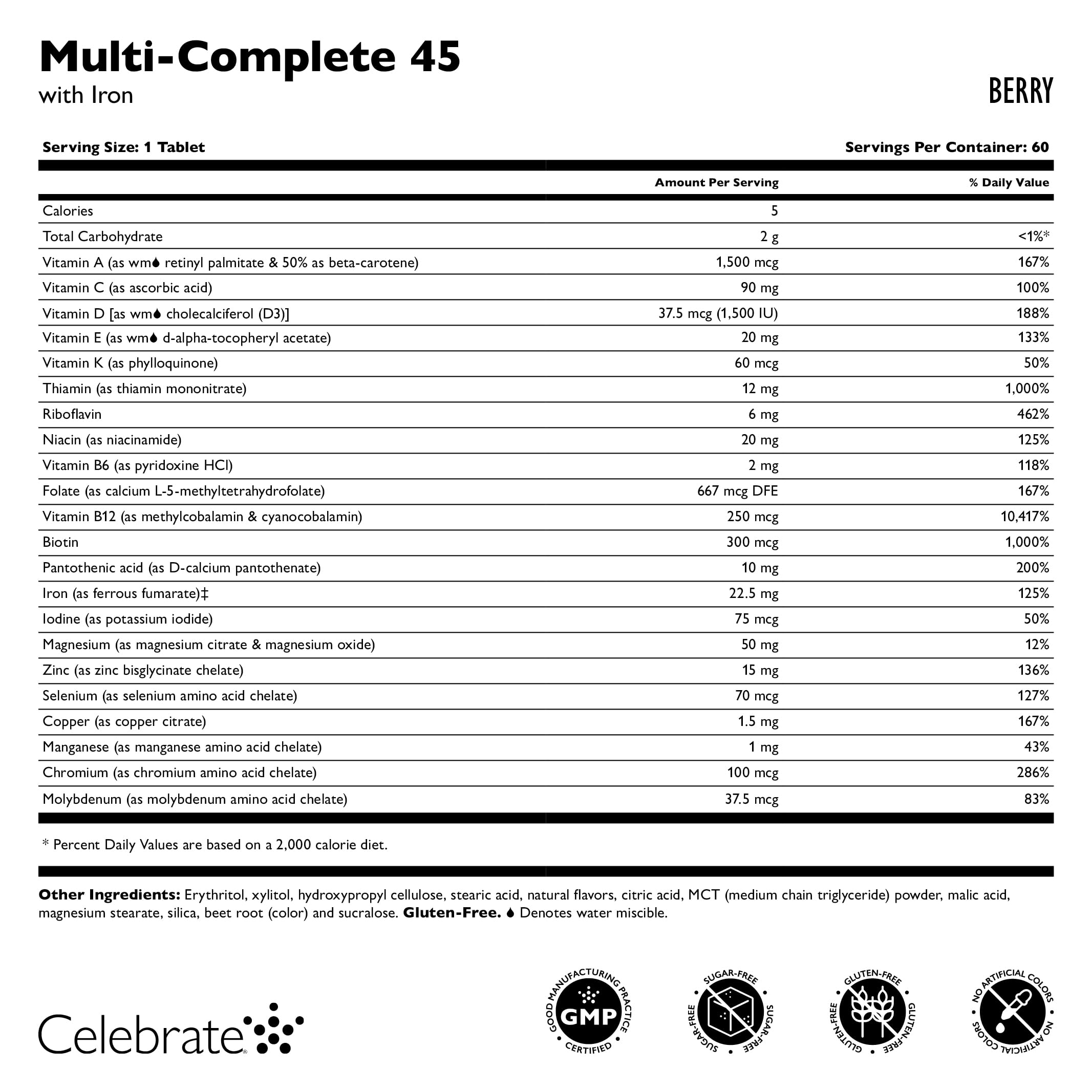 Nutrition details: water-miscible vitamins and chelated minerals for bariatric patients