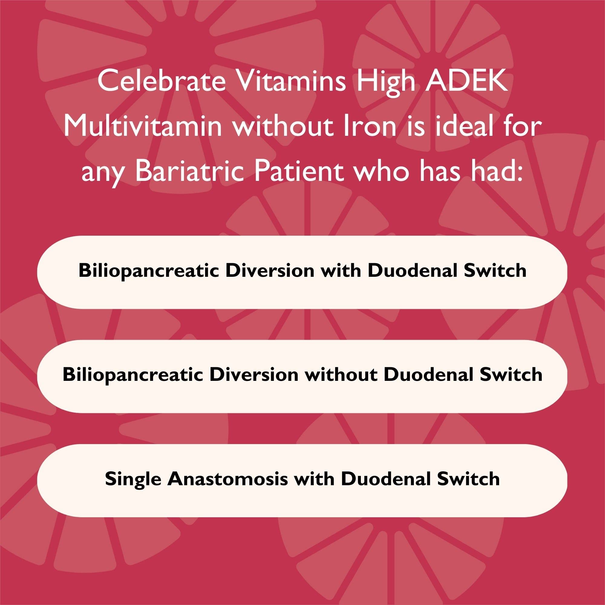 Made in USA ASMBS-compliant bariatric multivitamin packaging