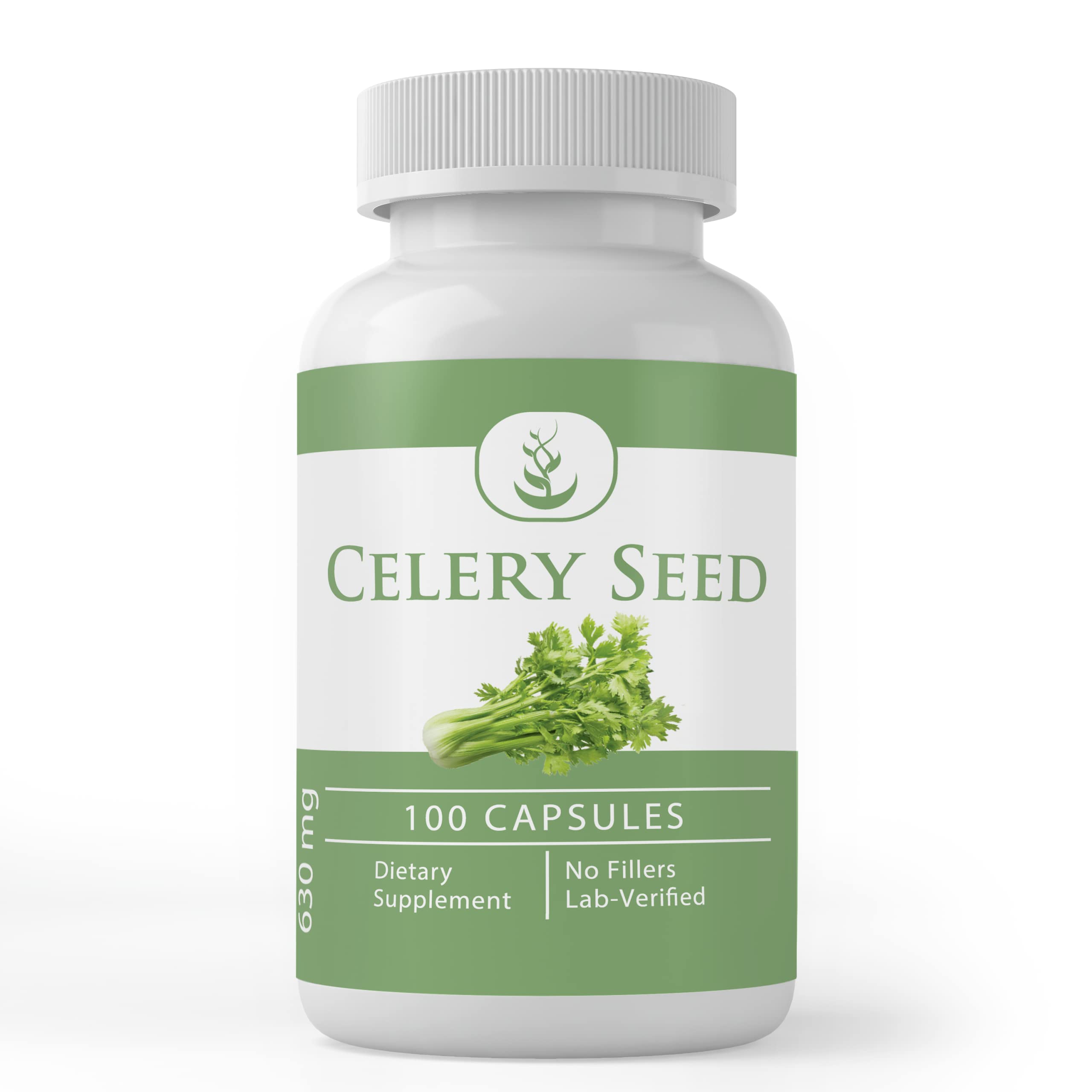PURE Celery Seed Capsules bottle – front view