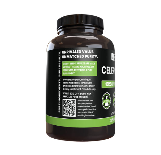 Celery seed capsules with a single ingredient