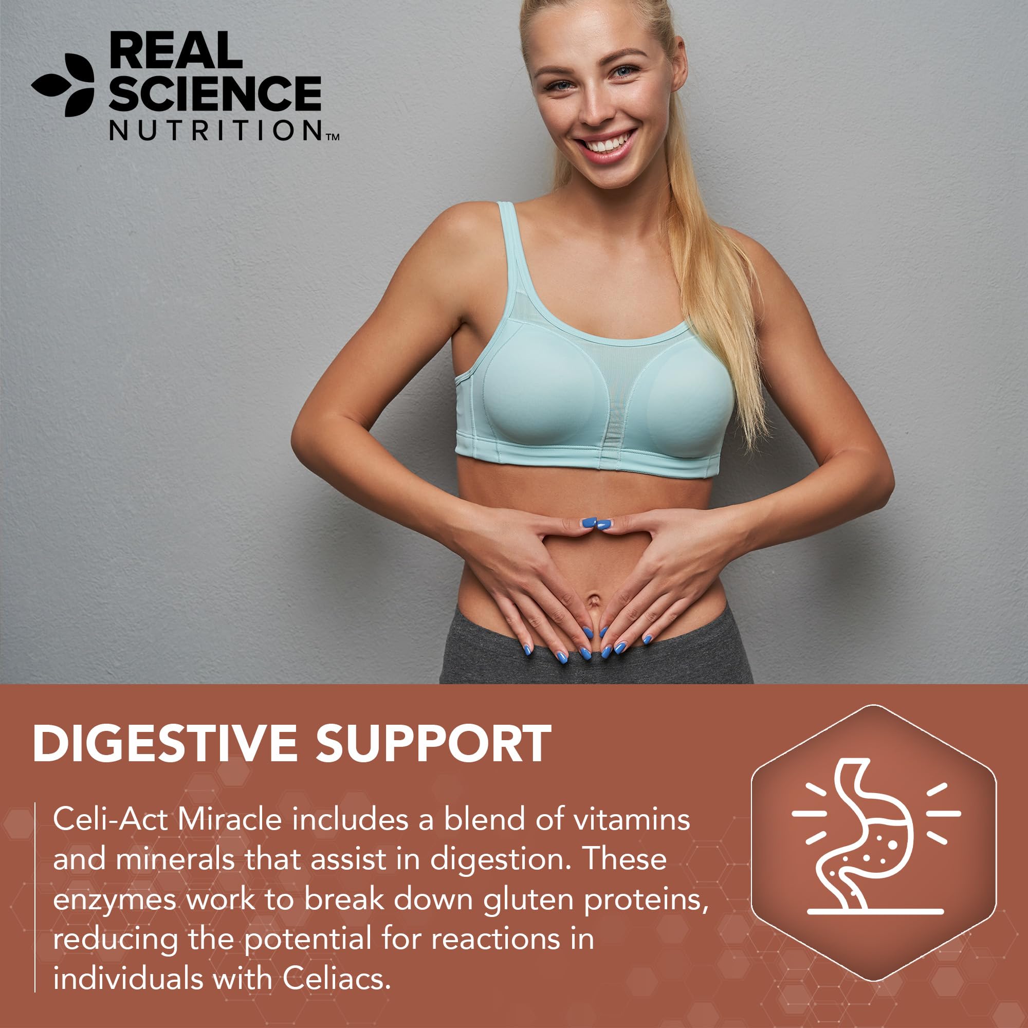 Digestive enzymes and minerals found in Celi-Act Miracle