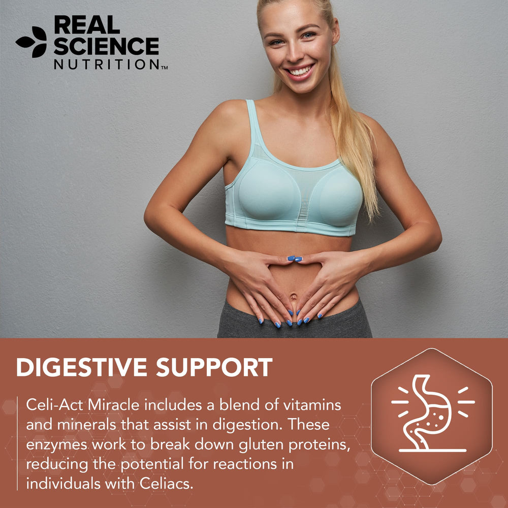 Digestive enzymes and minerals found in Celi-Act Miracle