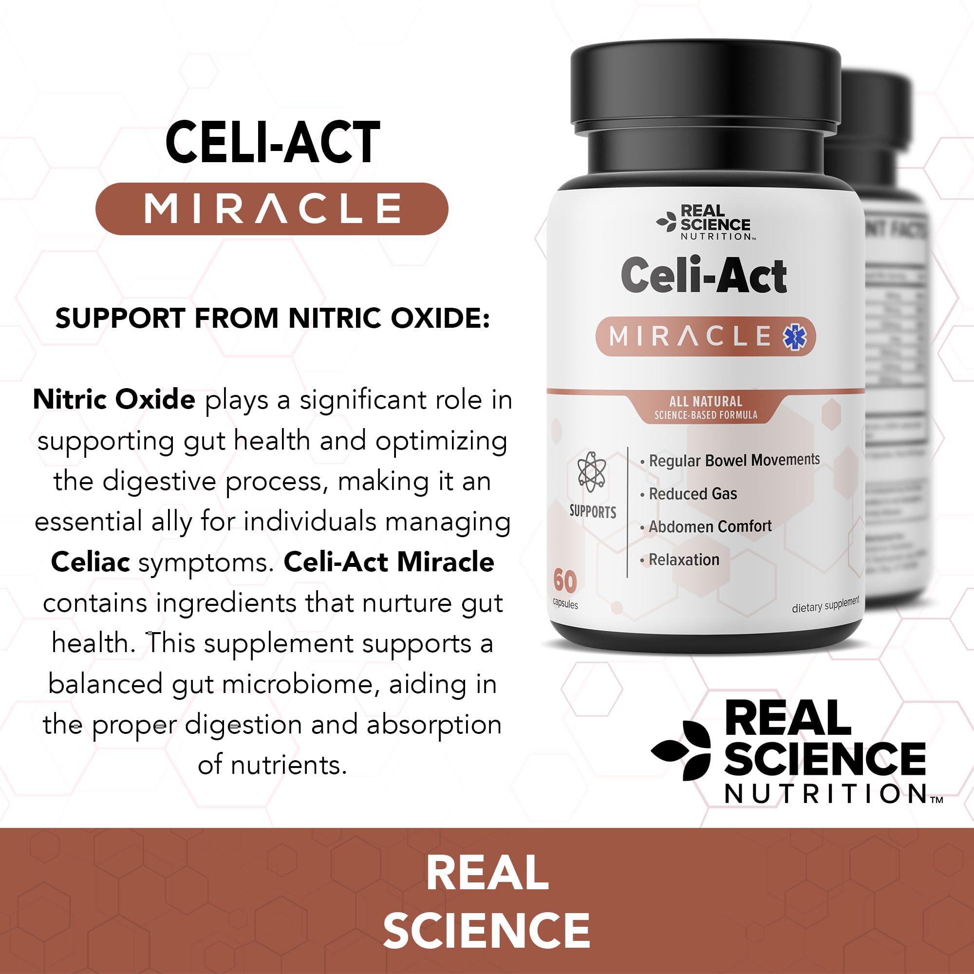 Ingredients display for Celi-Act Miracle