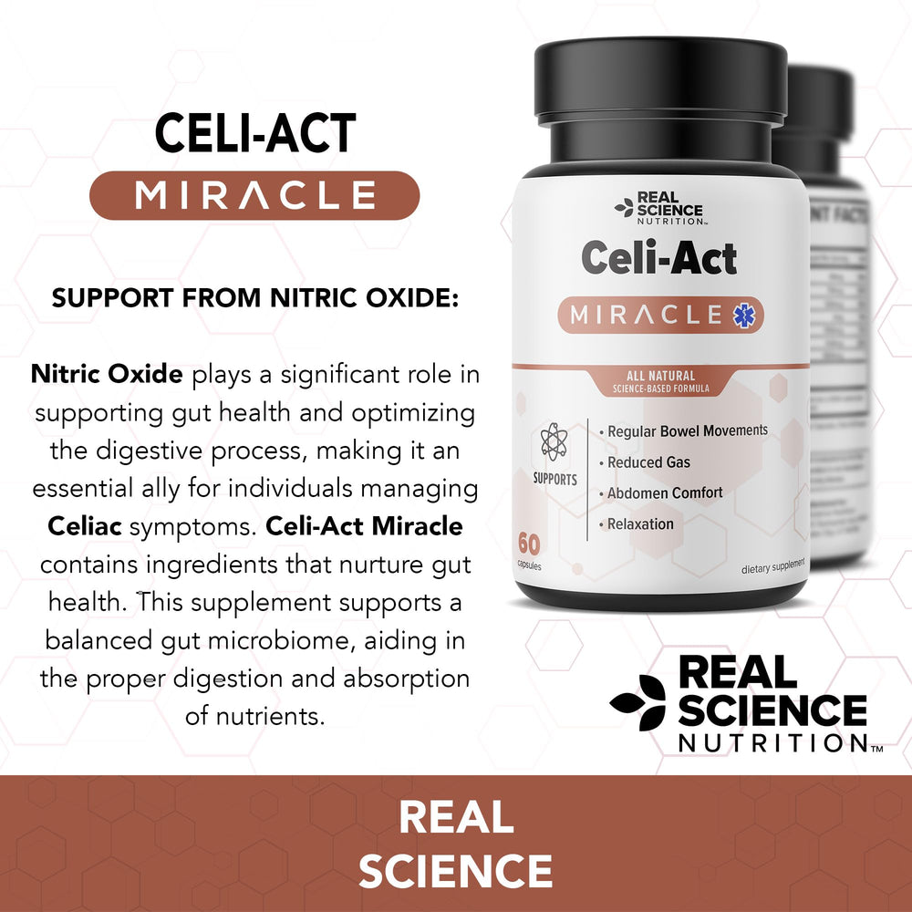 Ingredients display for Celi-Act Miracle