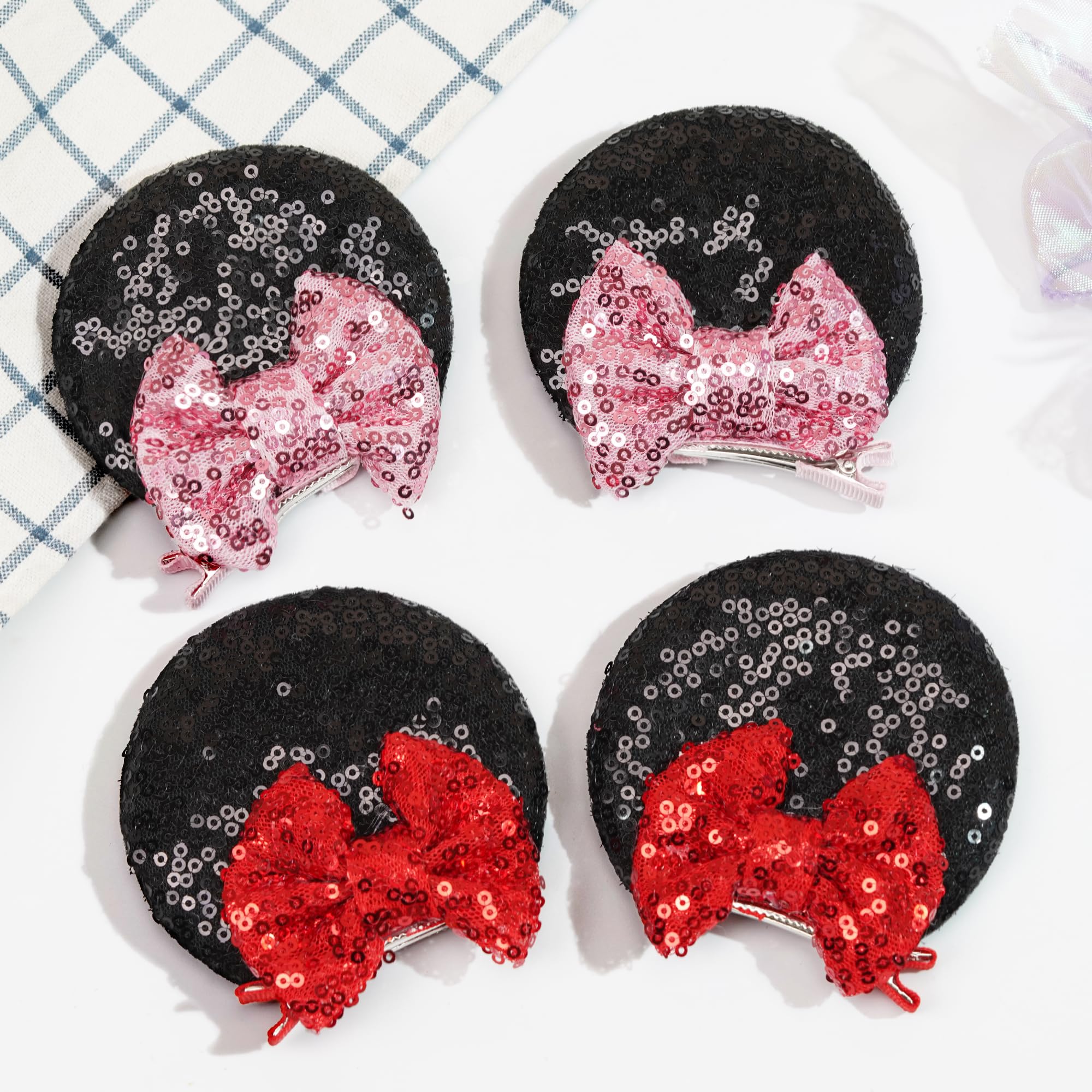 CellElection mouse ears clip made of artificial leather for durable wear.