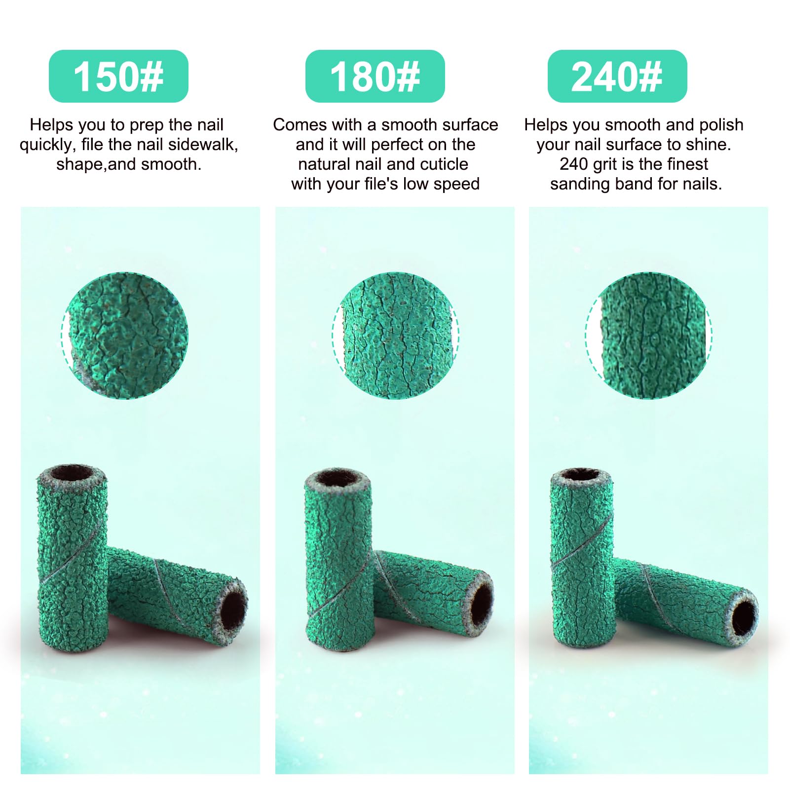 Cellentool 3.1mm mandrel close-up shows compatibility with most nail drills.