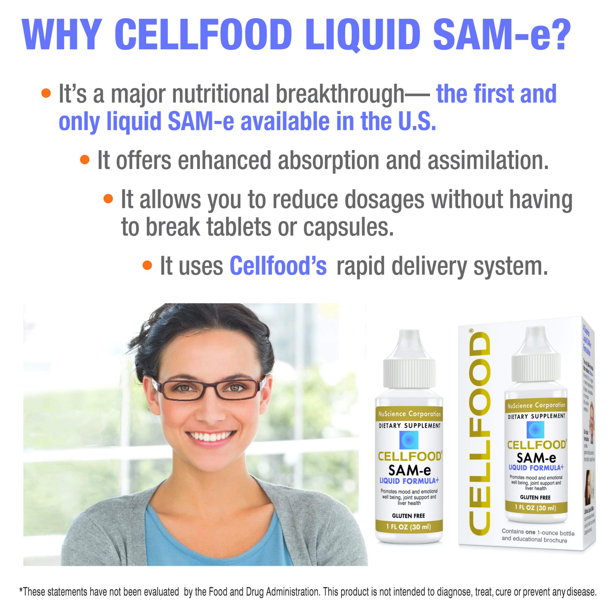 Graphic illustrating enhanced absorption with Cellfood delivery system