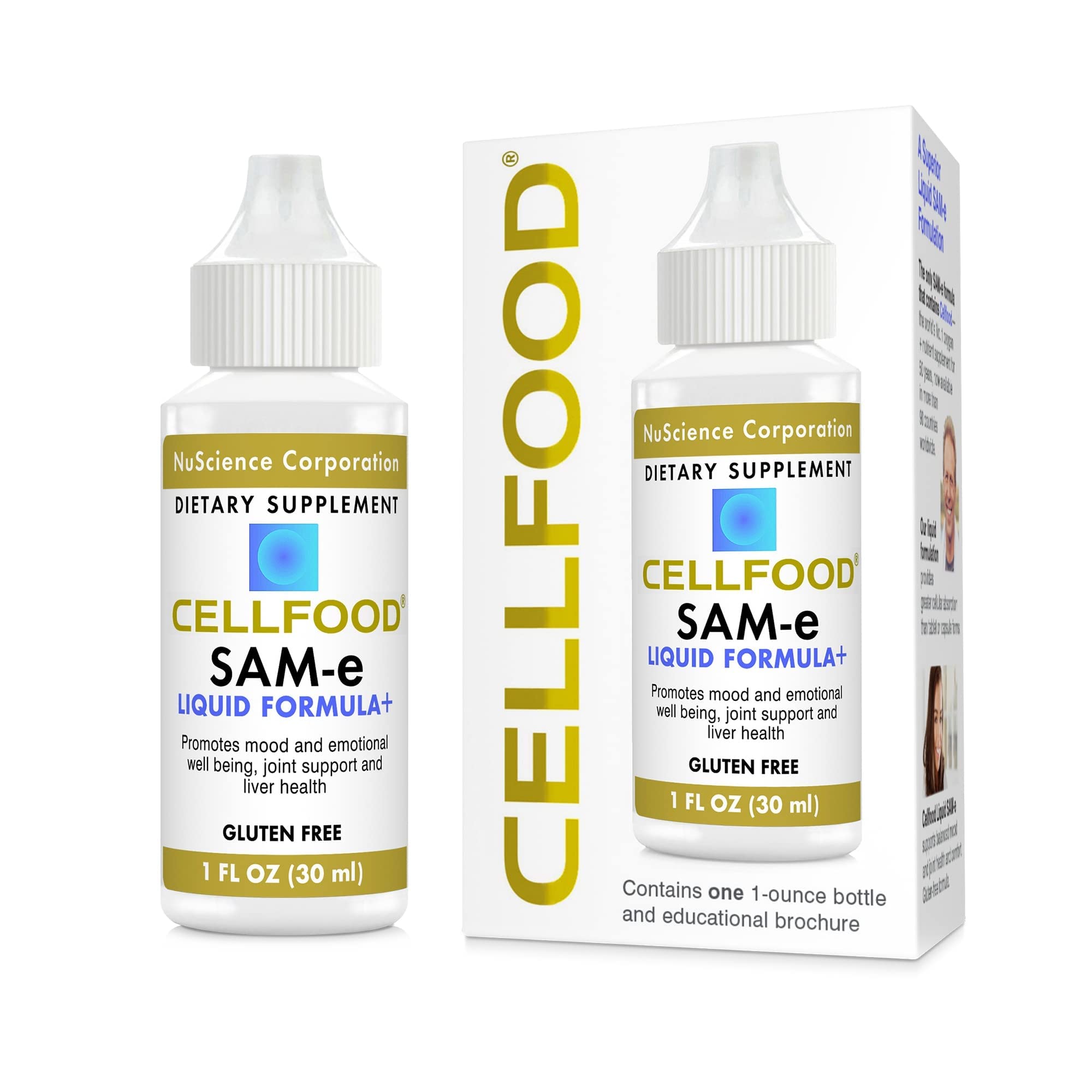 Cellfood SAM-e Liquid Formula+ 1 oz bottle