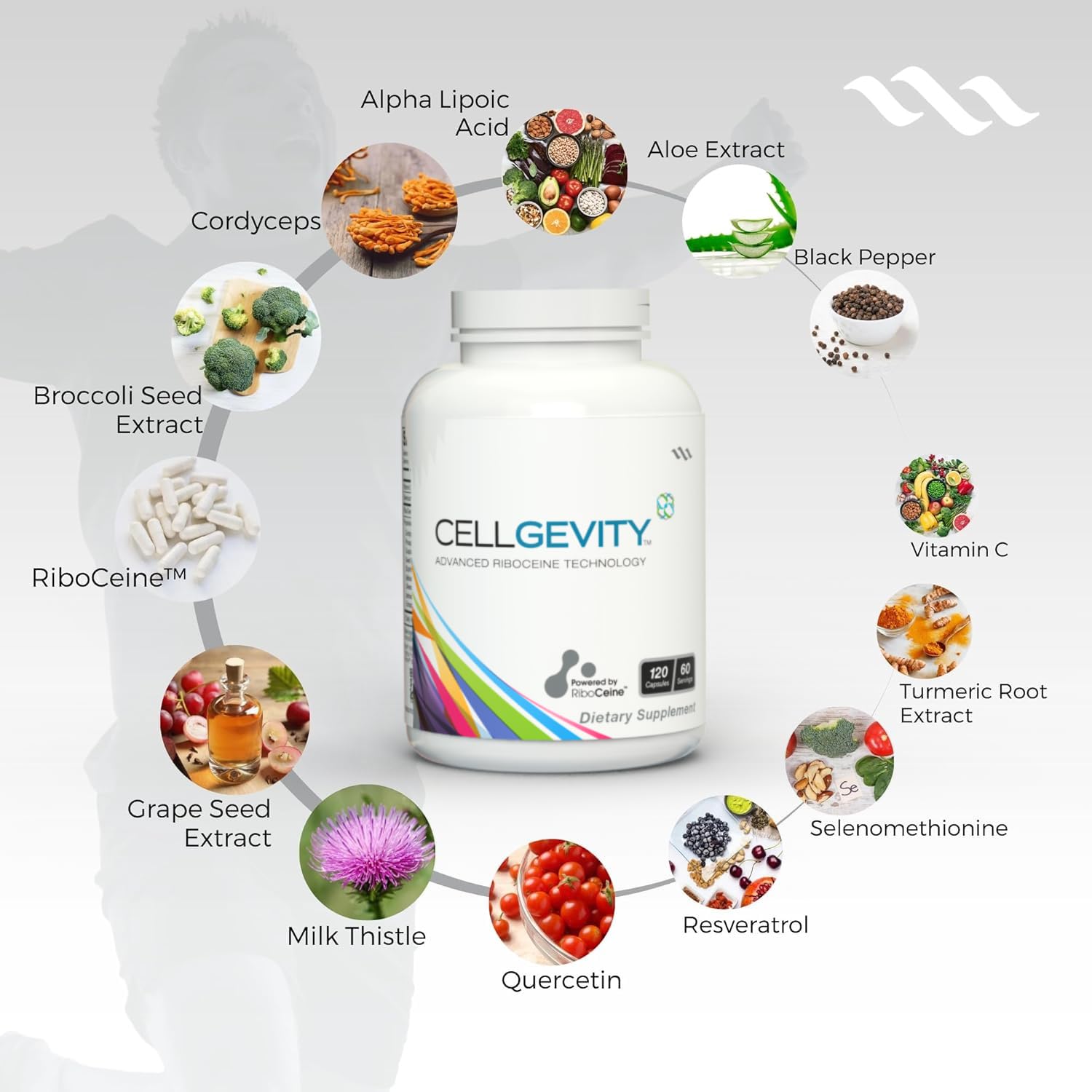 Nutrition ingredients snapshot for Cellgevity