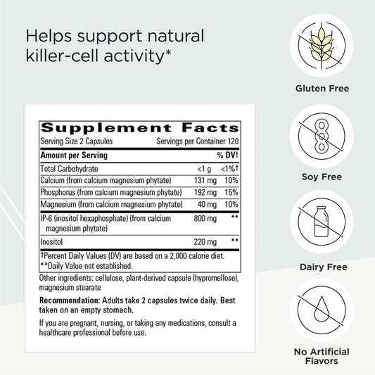 Illustration showing IP-6 and inositol for immune support