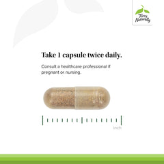 Close-up of a liver health capsule