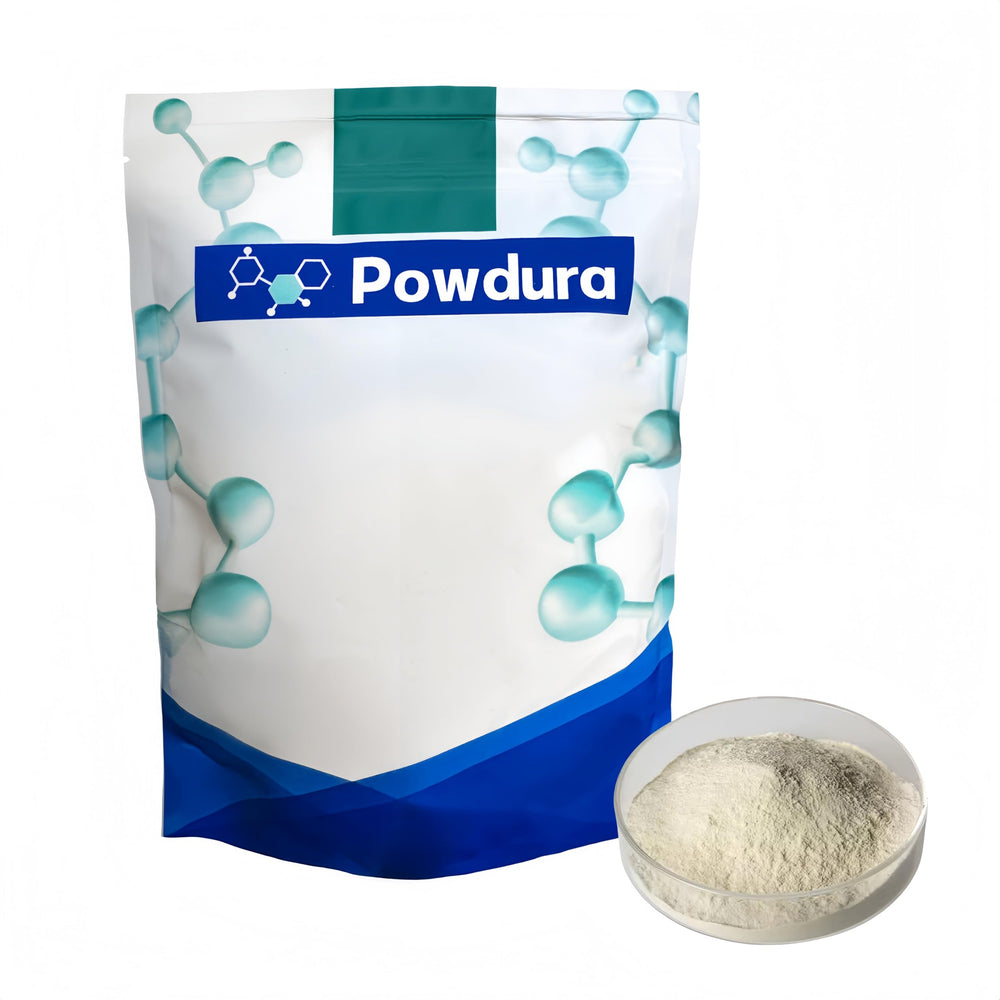 Close-up of cellulase powder granules