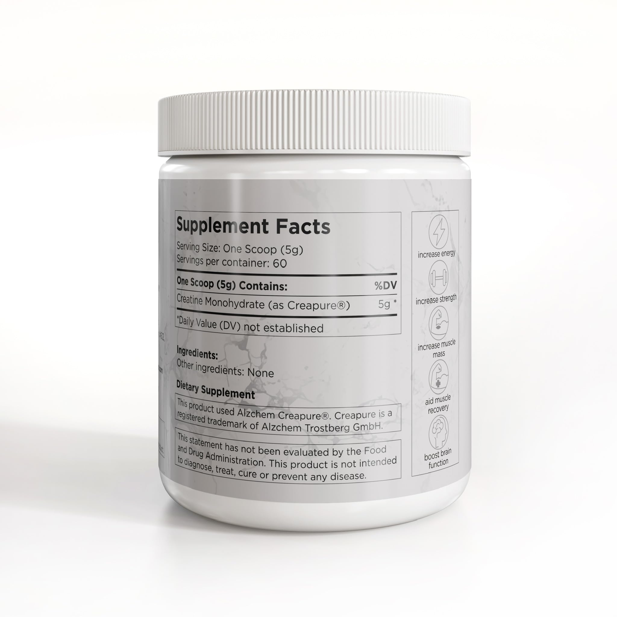 Pouring creatine into shaker bottle - unflavored powder
