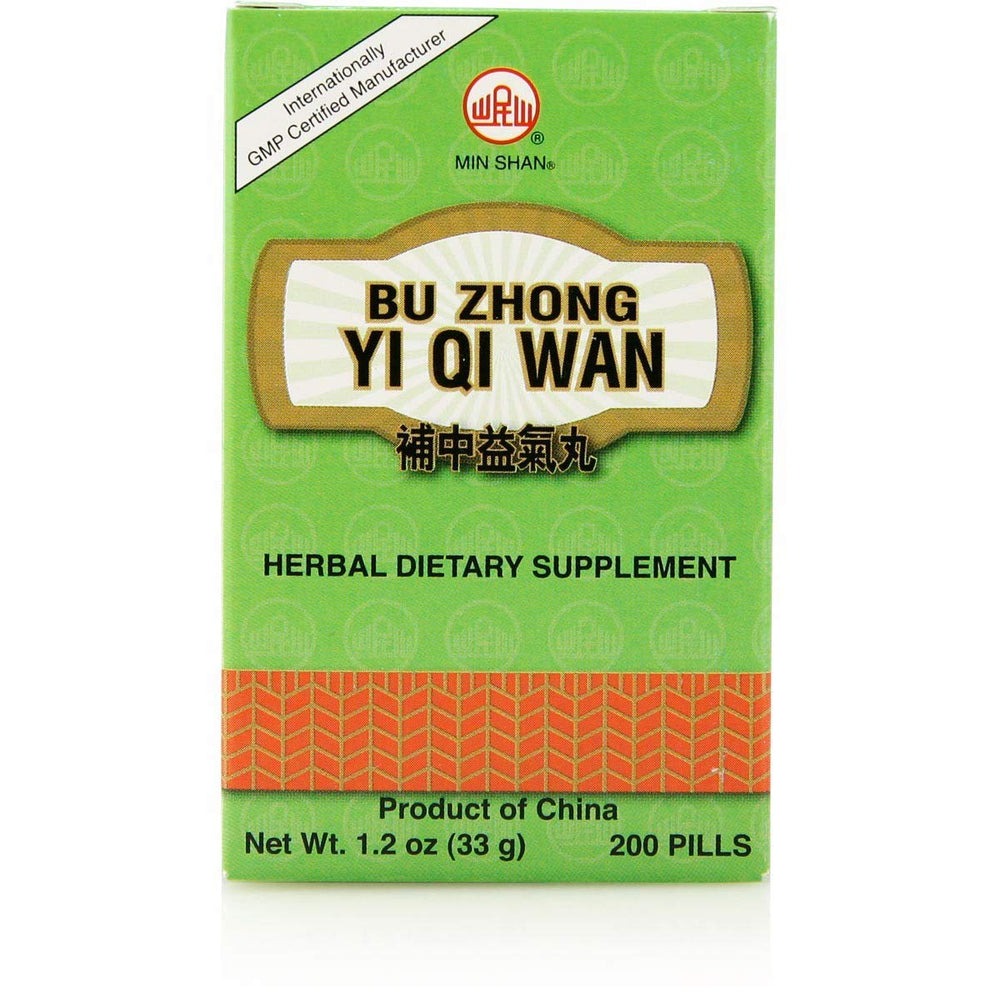 Central Chi Teapills Bu Zhong Yi Qi Wan bottle with 200 teapills by Min Shan