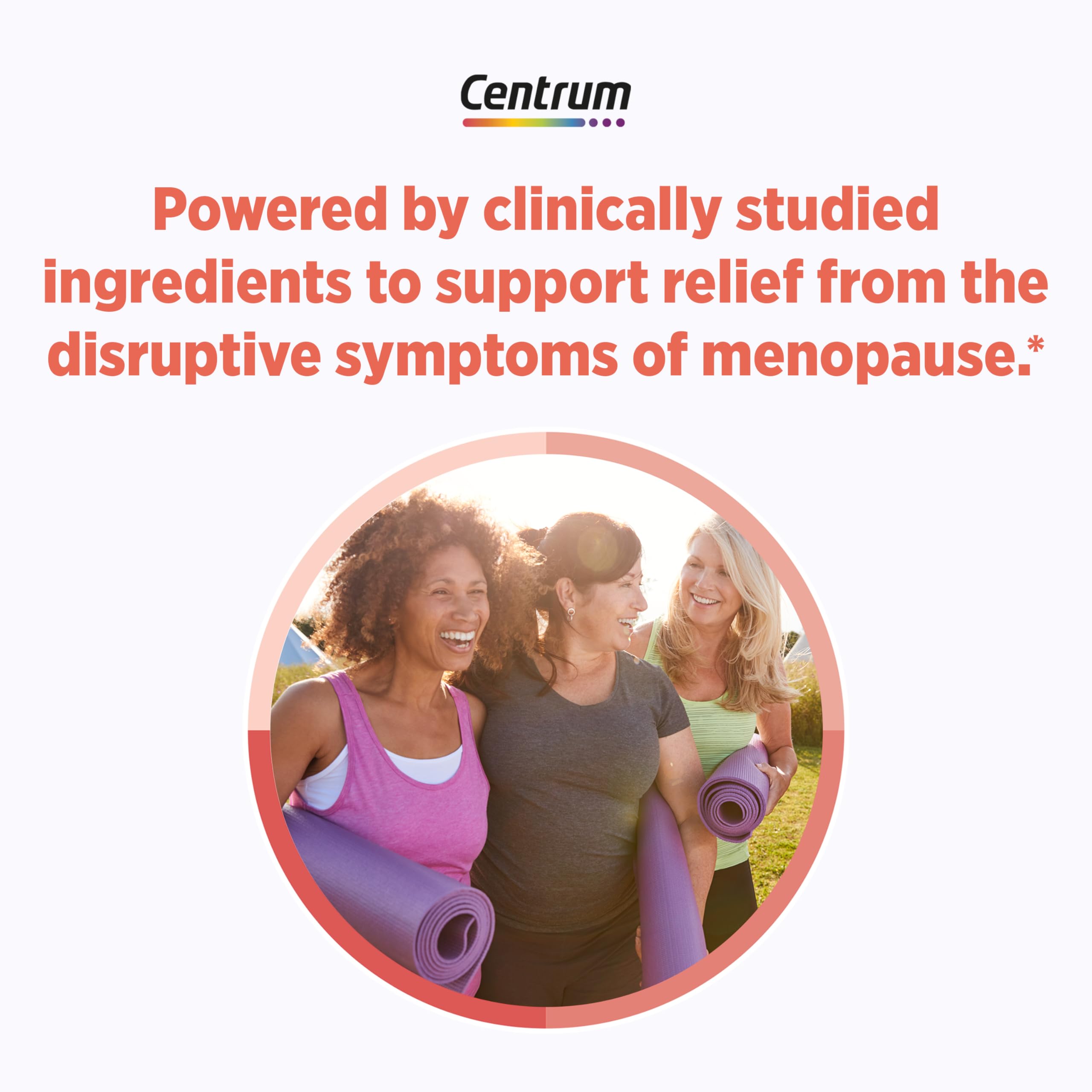 Centrum tablets in morning routine scene for focus