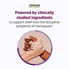 Centrum Restful Sleep bottle on nightstand ready for bedtime routine.