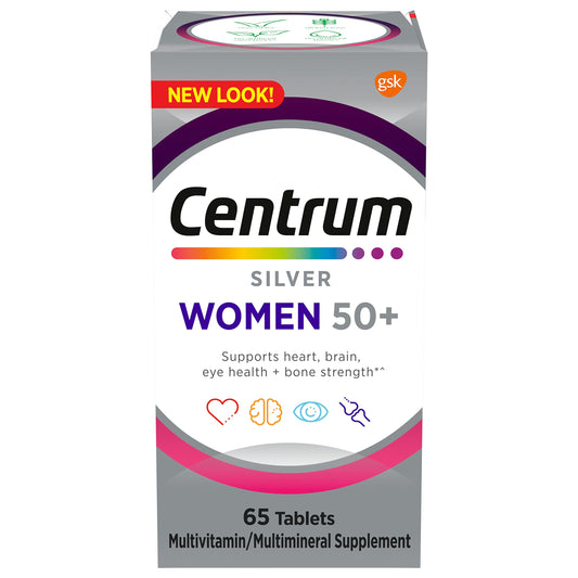 65-count bottle of Centrum Silver Women's Multivitamin 50+