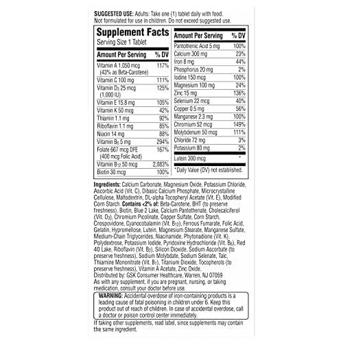 Close-up showing the 65-count bottle and dosing info