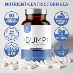 Centurion Labs Bump BD packaging and capsules