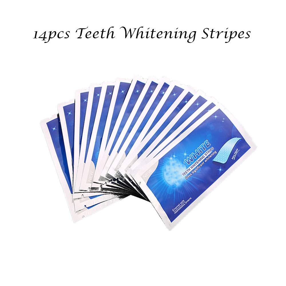 Ceonam non-peroxide whitening strips in blister pack
