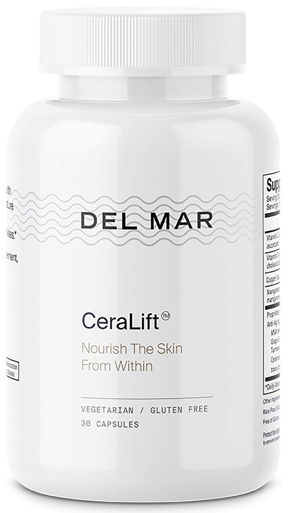 Del Mar Labs CeraLift bottle and packaging