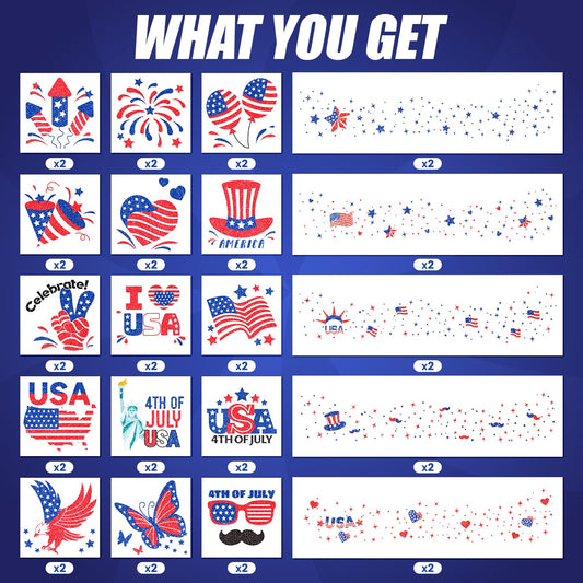Cerlaza american flag design tattoos give bold patriotic accents.