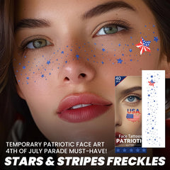 Cerlaza patriotic tattoo sheets for all ages.