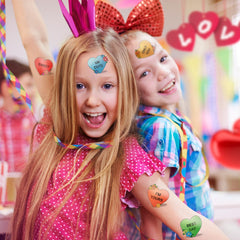 Cerlaza valentines tattoos for face arms and neck: versatile party decoration ideas.