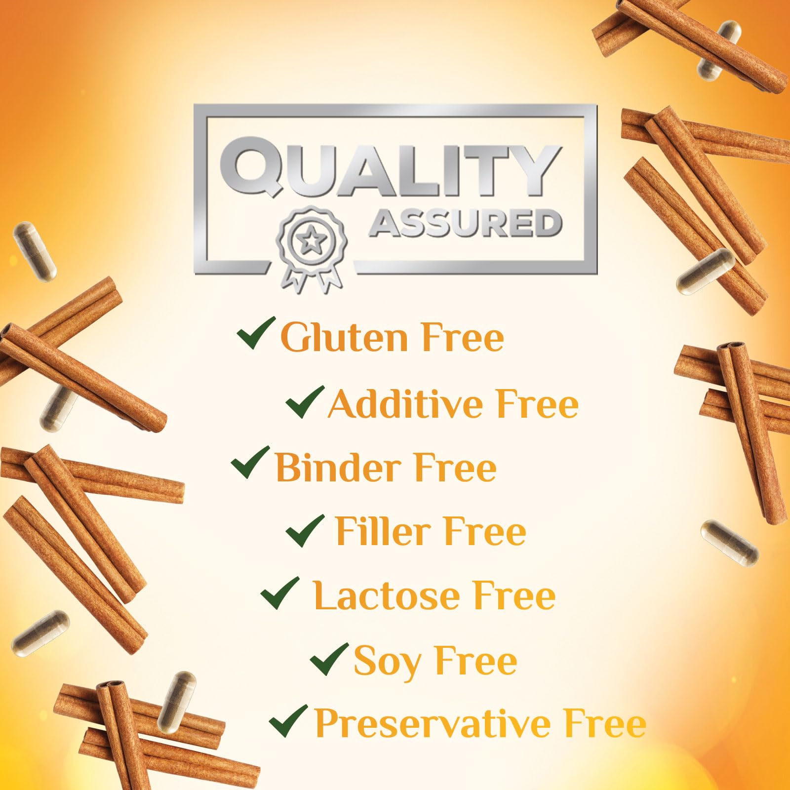 Certified Organic Ceylon Cinnamon Capsules packaging