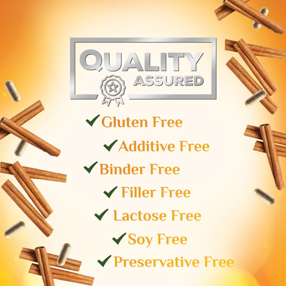 Certified Organic Ceylon Cinnamon Capsules packaging