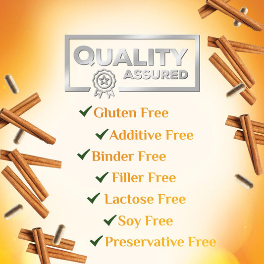 Certified Organic Ceylon Cinnamon Capsules packaging